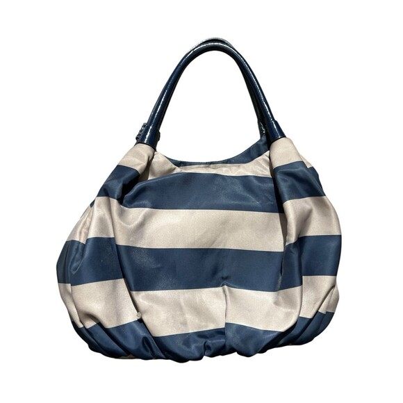Kate Spade NY Striped Navy Blue Shoulder Bag - Picture 5 of 15